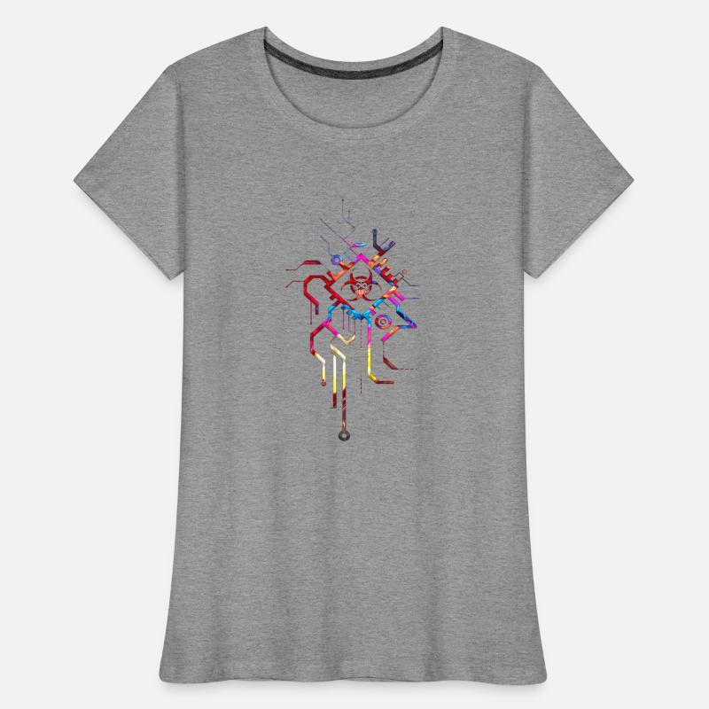 Hacking Hacks Hacker Computer Malware eSport Trojaner Frauen Premium Bio T-Shirt