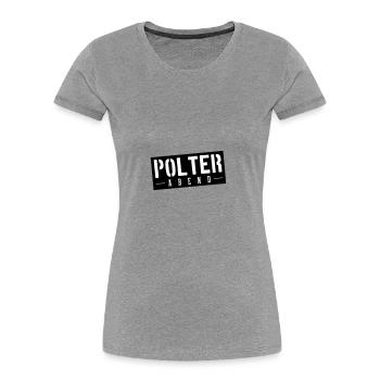 Enterrement de vie de jeune fille Mariage Enterrement de vie de garçon - T-shirt bio Premium Femme - gris chiné - Devant - Mia (176cm)