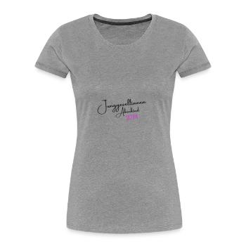 Hen Party 2024 Hen - Women's Premium Organic T-Shirt - heather grey - Front - Mia (176cm)