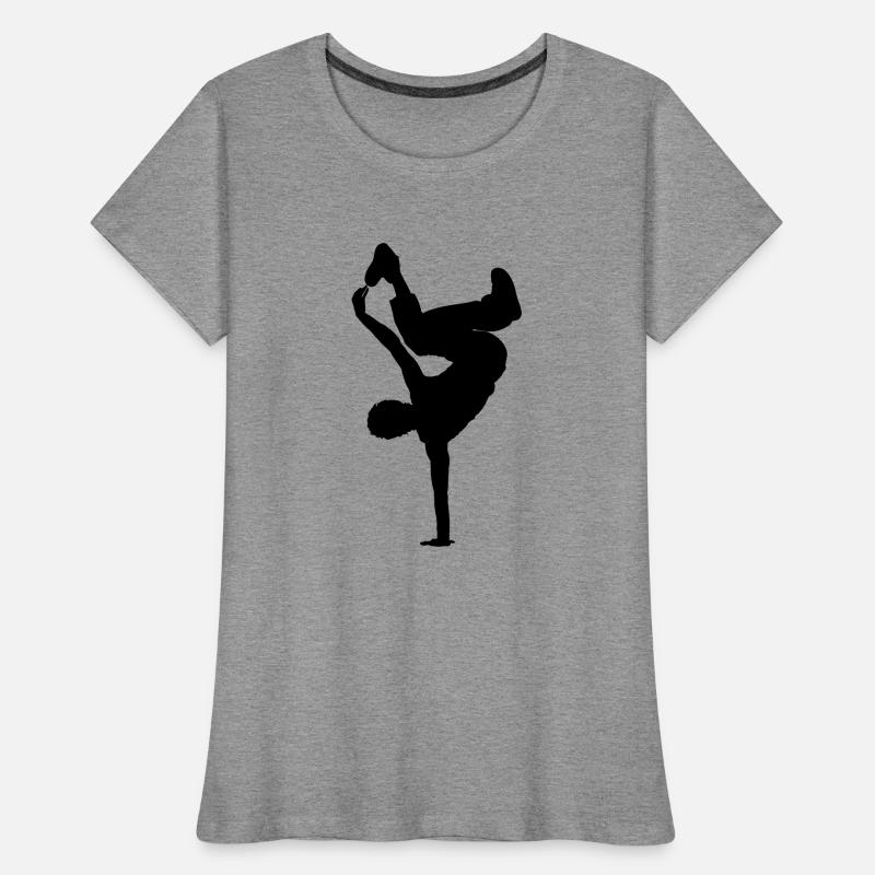 Breakdancer Frauen Premium Bio T-Shirt