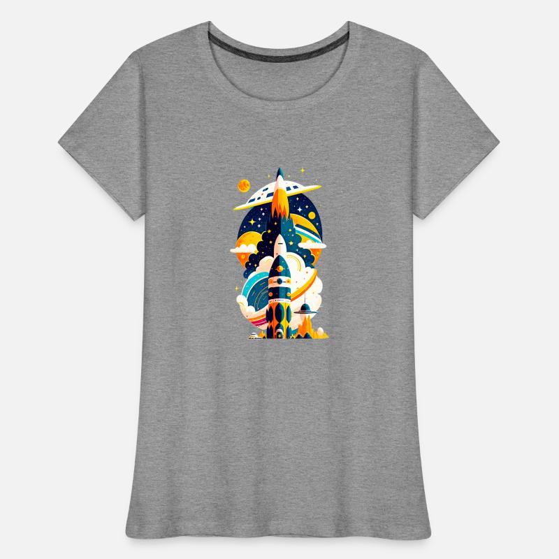 Rocket Space Women's Premium Organic T-Shirt