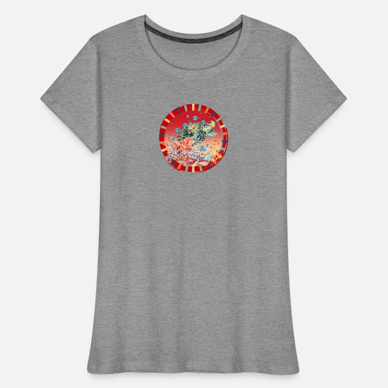 Turtle_Ocean Frauen Premium Bio T-Shirt