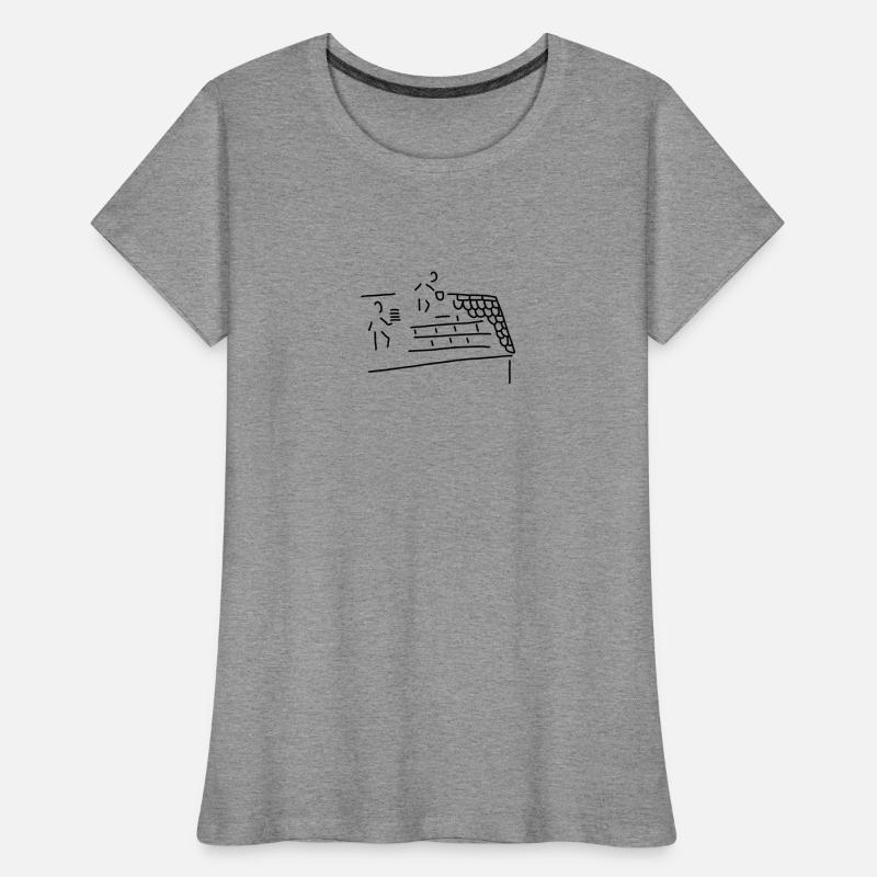 dachdecker Frauen Premium Bio T-Shirt