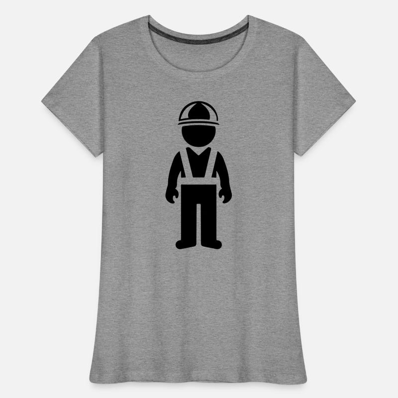 Ouvrier du bâtiment T-shirt bio Premium Femme