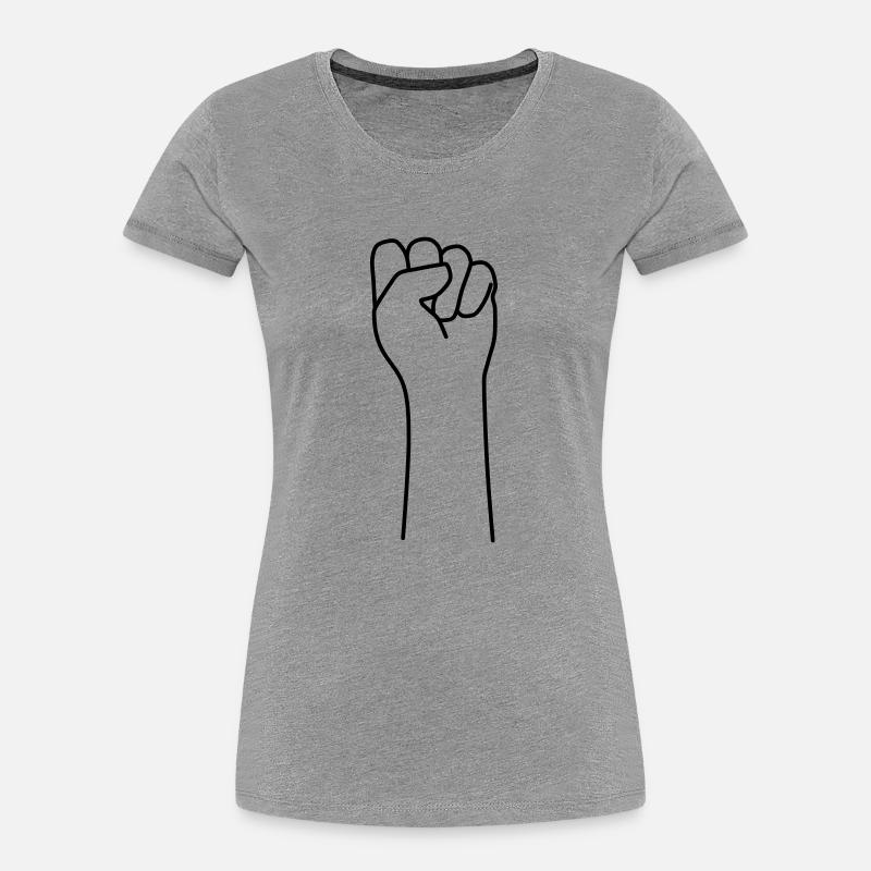faust 2 - Frauen Premium Bio T-Shirt - Grau meliert