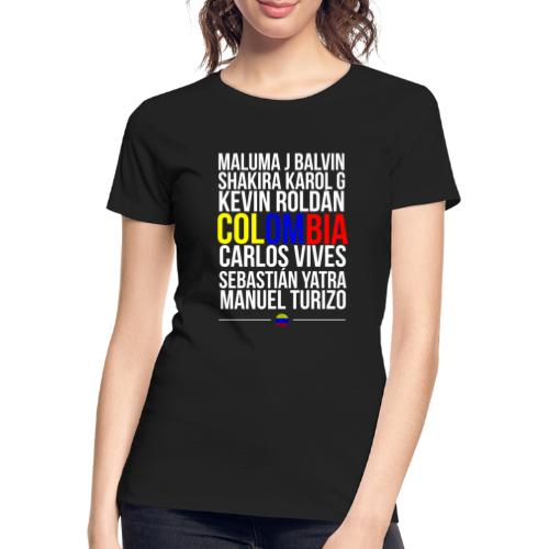 Reggaeton Shirt Kolumbien - Frauen Premium Bio T-Shirt