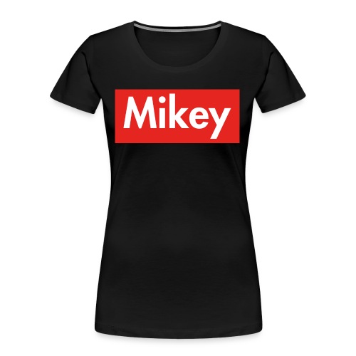 Mikey Box Logo - Women's Premium Organic T-Shirt
