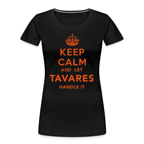 Keep Calm Tavares - Ekologisk premium-T-shirt dam