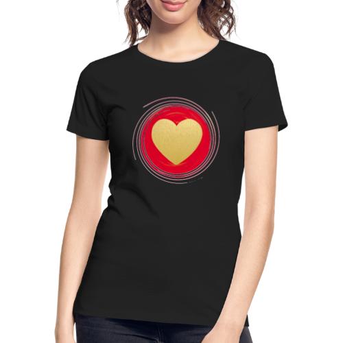 Herz der Fülle und Liebe - Sonja Ariel von Staden - Frauen Premium Bio T-Shirt