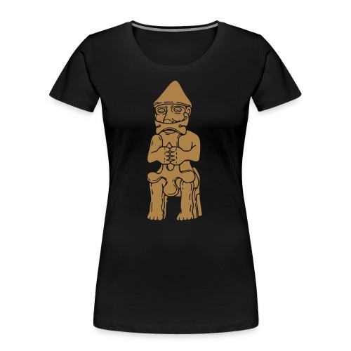 Thor Statuette Island 10tes jahrhdt. - Frauen Premium Bio T-Shirt