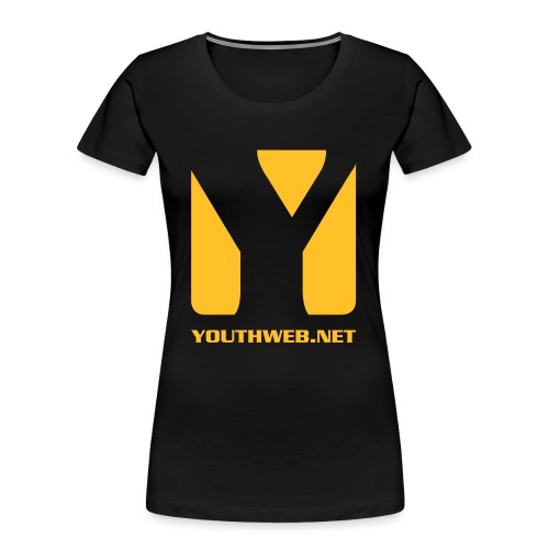 yw_LogoShirt_yellow - Frauen Premium Bio T-Shirt