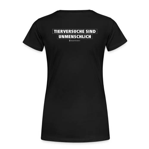Kampagnenmotiv - Rückenprint - Frauen Premium Bio T-Shirt