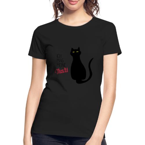 Katze - Muschi - Frauen Premium Bio T-Shirt