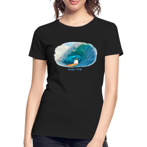 Yoga surf - Ekologisk premium-T-shirt dam