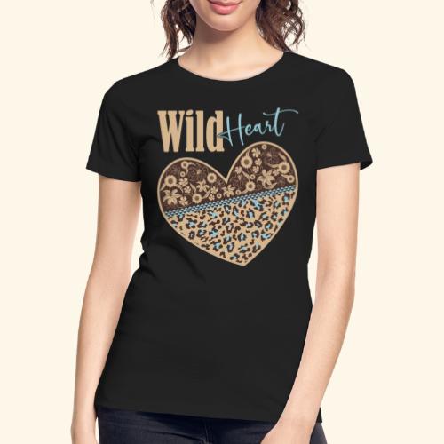 Corazón salvaje - Camiseta orgánica premium mujer