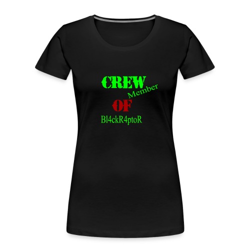 Crew_member_OF_BL4ckR4ptoRR - Frauen Premium Bio T-Shirt