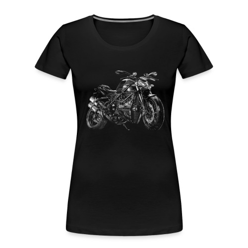 Motorrad - Frauen Premium Bio T-Shirt