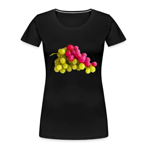 Weintrauben 01 - Frauen Premium Bio T-Shirt