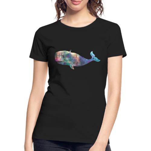 whale universe - Frauen Premium Bio T-Shirt