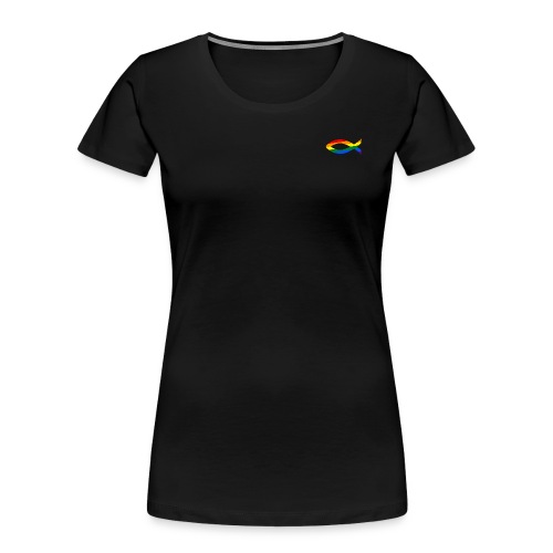 Ichthys - Regenbogenfisch - Frauen Premium Bio T-Shirt