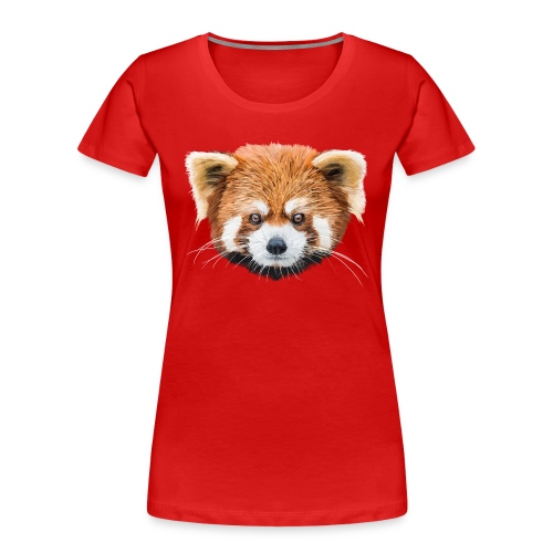 Roter Panda - Frauen Premium Bio T-Shirt