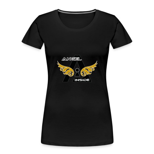 ANGEL INSIDE2-01 - Maglietta ecologica premium da donna