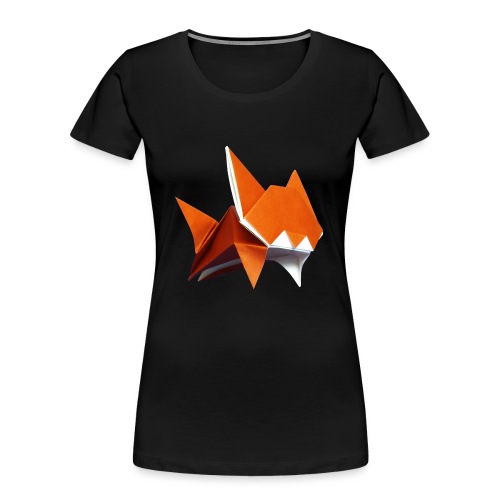 Jumping Cat Origami - Cat - Gato - Katze - Gatto - Women's Premium Organic T-Shirt