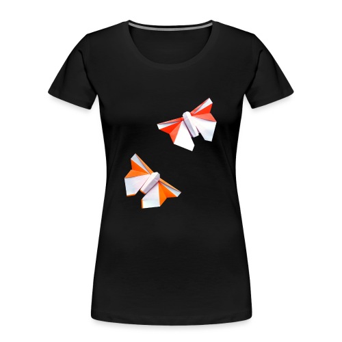 Butterflies Origami - Butterflies - Mariposas - Women's Premium Organic T-Shirt