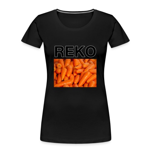 REKOpaita porkkanat - Naisten premium luomu-t-paita