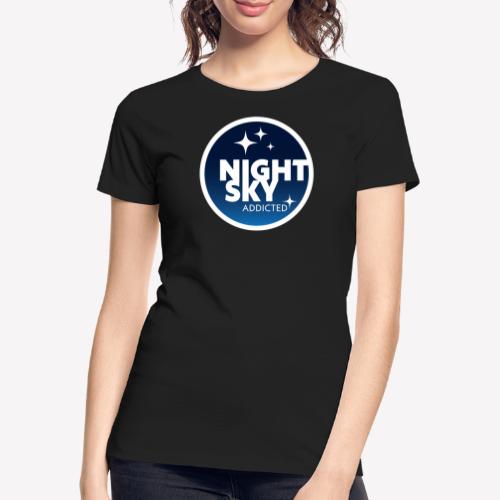 Night sky addicted, coloured - Women's Premium Organic T-Shirt