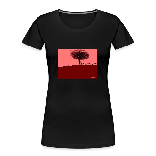 albero_0001-jpg - Maglietta ecologica premium da donna
