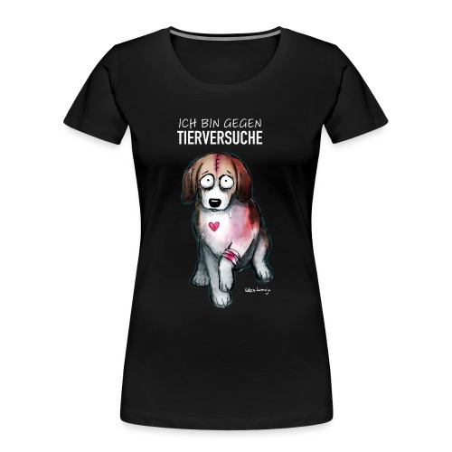 Hund | Eden Lumaja - Frauen Premium Bio T-Shirt