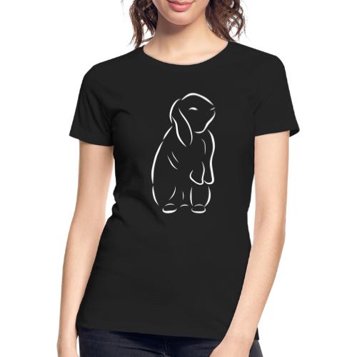 stehendes Häschen Hase Kaninchen Zwergkaninchen - Frauen Premium Bio T-Shirt
