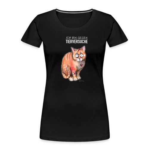 Katze | Eden Lumaja - Frauen Premium Bio T-Shirt