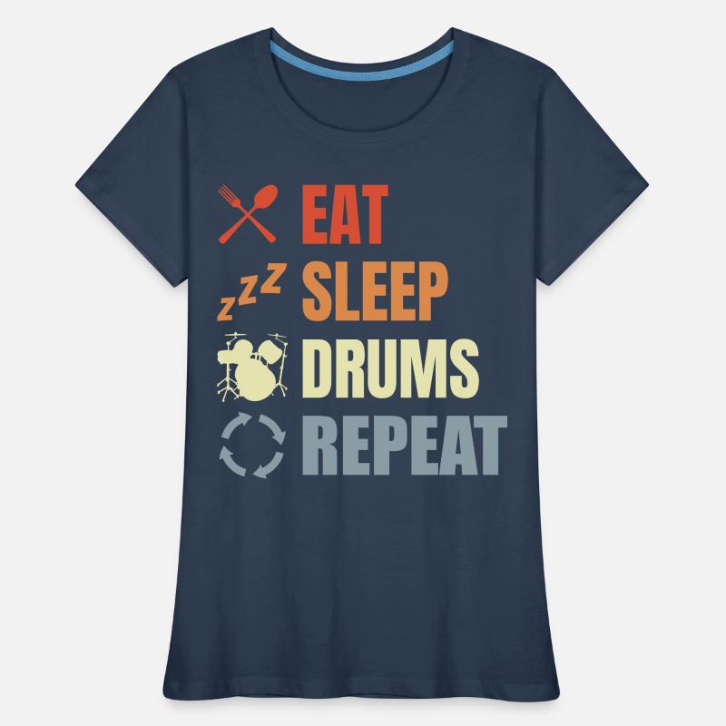 Drum Routine Women's Premium Organic T-Shirt