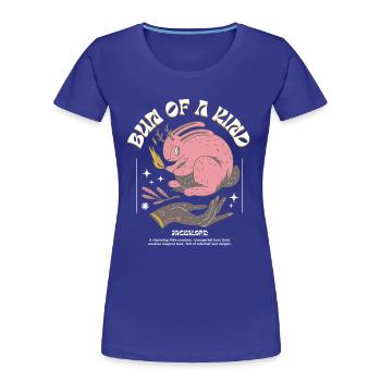 Mystischer Jackalope – Einzigartig & Magisch - Frauen Premium Bio T-Shirt - Königsblau - Vorne - Mia (176cm)
