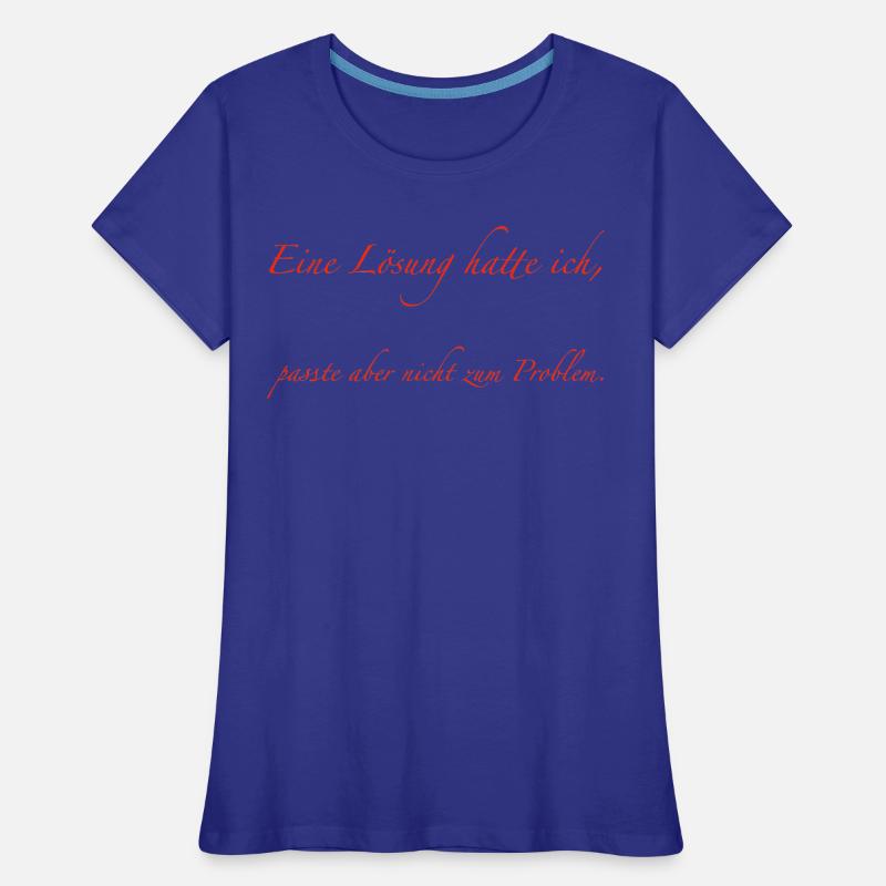 J’avais une solution T-shirt bio Premium Femme