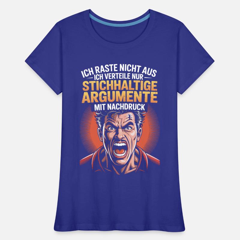 Valid arguments comic man Women's Premium Organic T-Shirt