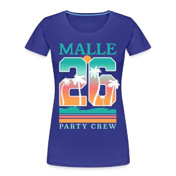Malle 2026 Mallorca - Women's Premium Organic T-Shirt - royal blue - Front - Mia (176cm)