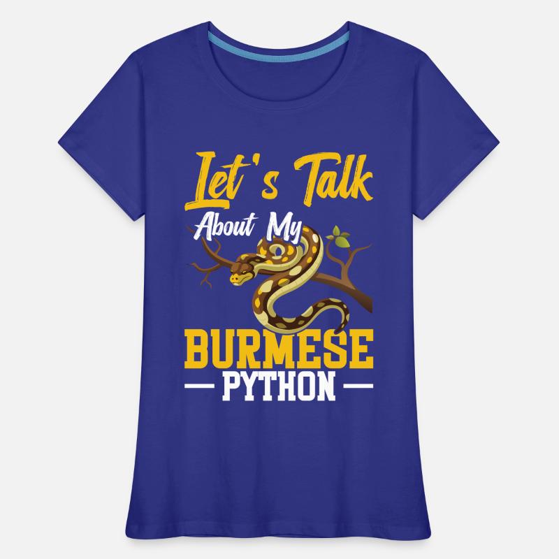 Propriétaire de python birman, terriarium de serpent, cacher un python T-shirt bio Premium Femme