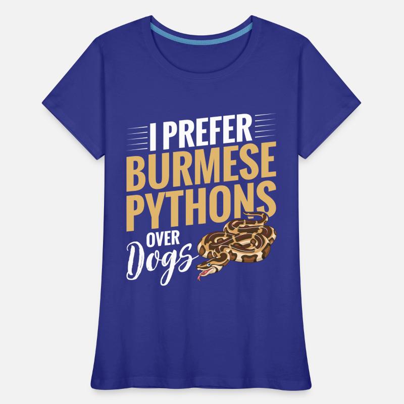 Python birman Stuff Reptile Foos Propriétaire de serpent T-shirt bio Premium Femme