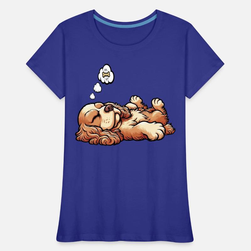 Cocker Spaniel Cocker Chien Cocker Propriétaire de cocker Spaniel T-shirt bio Premium Femme
