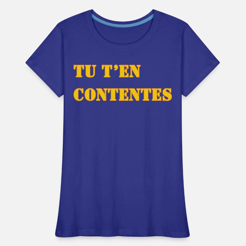 TU T’EN CONTENTES T-shirt bio Premium Femme