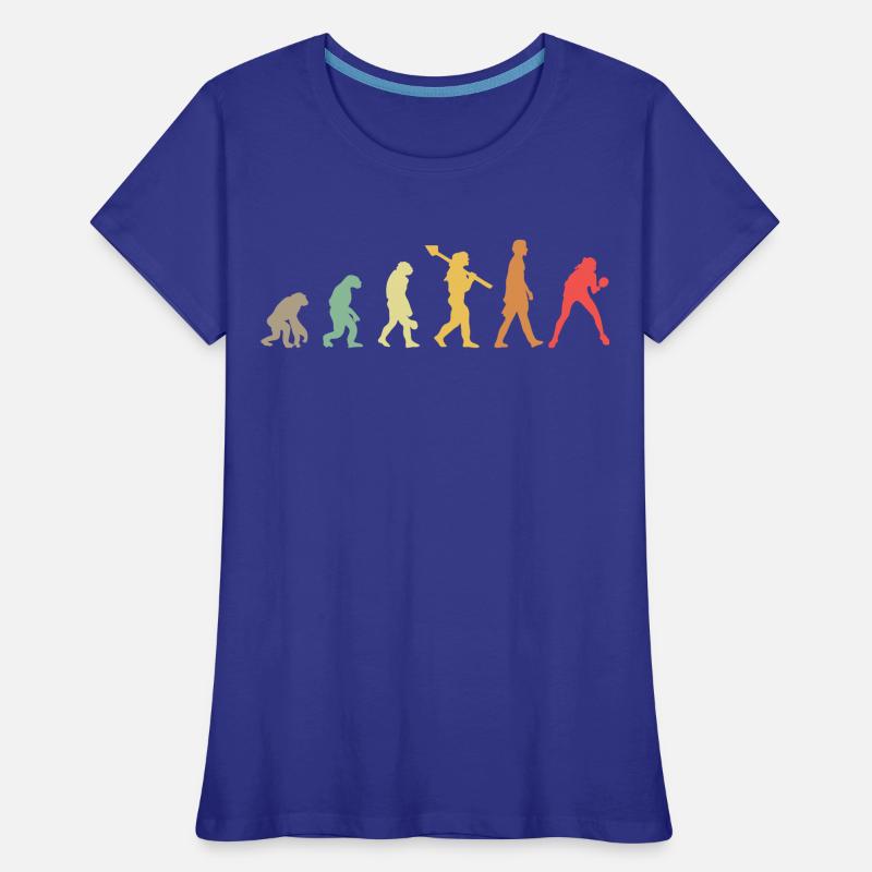 Table Tennis Evolution Women's Premium Organic T-Shirt