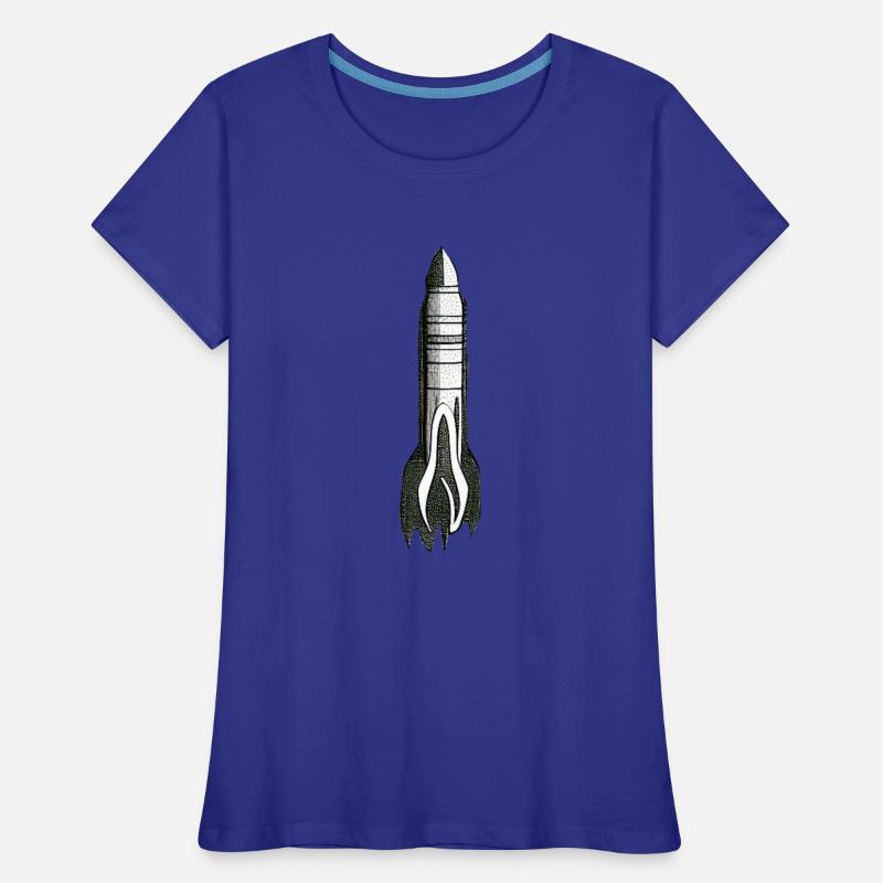 Spacecraft Rocket Space Flight Flight 2 Women's Premium Organic T-Shirt