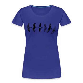 RAPTOR RALLY - T-shirt bio Premium Femme - bleu roi - Devant - Mia (176cm)