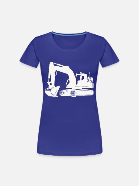 Bagger - Frauen Premium Bio T-Shirt - Königsblau