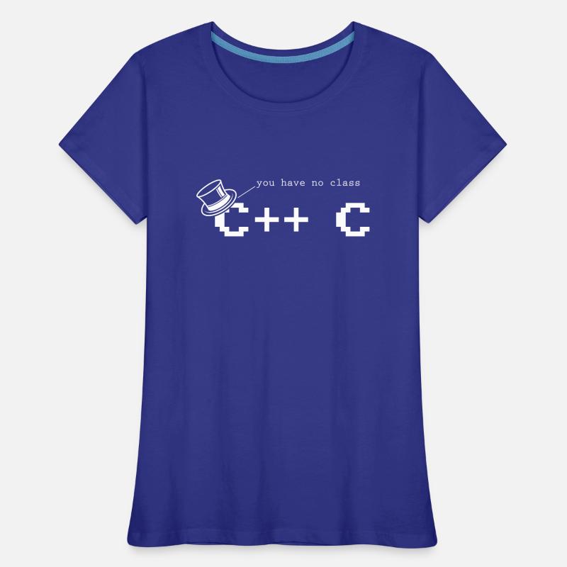 You have no class for software developers Women's Premium Organic T-Shirt