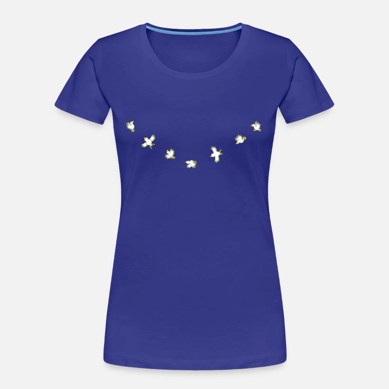 Birdies - T-shirt bio Premium Femme - bleu roi