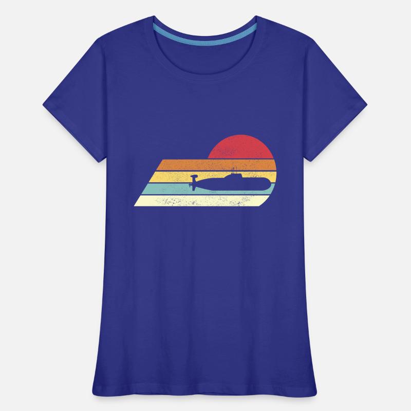 U-Boot U Boot U-Bootfahrer Retro Boot Vintage Frauen Premium Bio T-Shirt